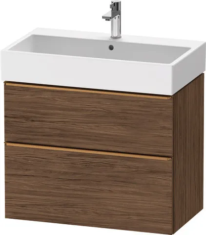 Duravit Waschtischunterschrank wandhängend „D-Neo“ 78,4 × 62,5 × 44,2 cm in Nussbaum Dunkel Duravit Waschtischunterschrank wandhängend „D-Neo“ 78,4 × 62,5 × 44,2 cm in Nussbaum Dunkel