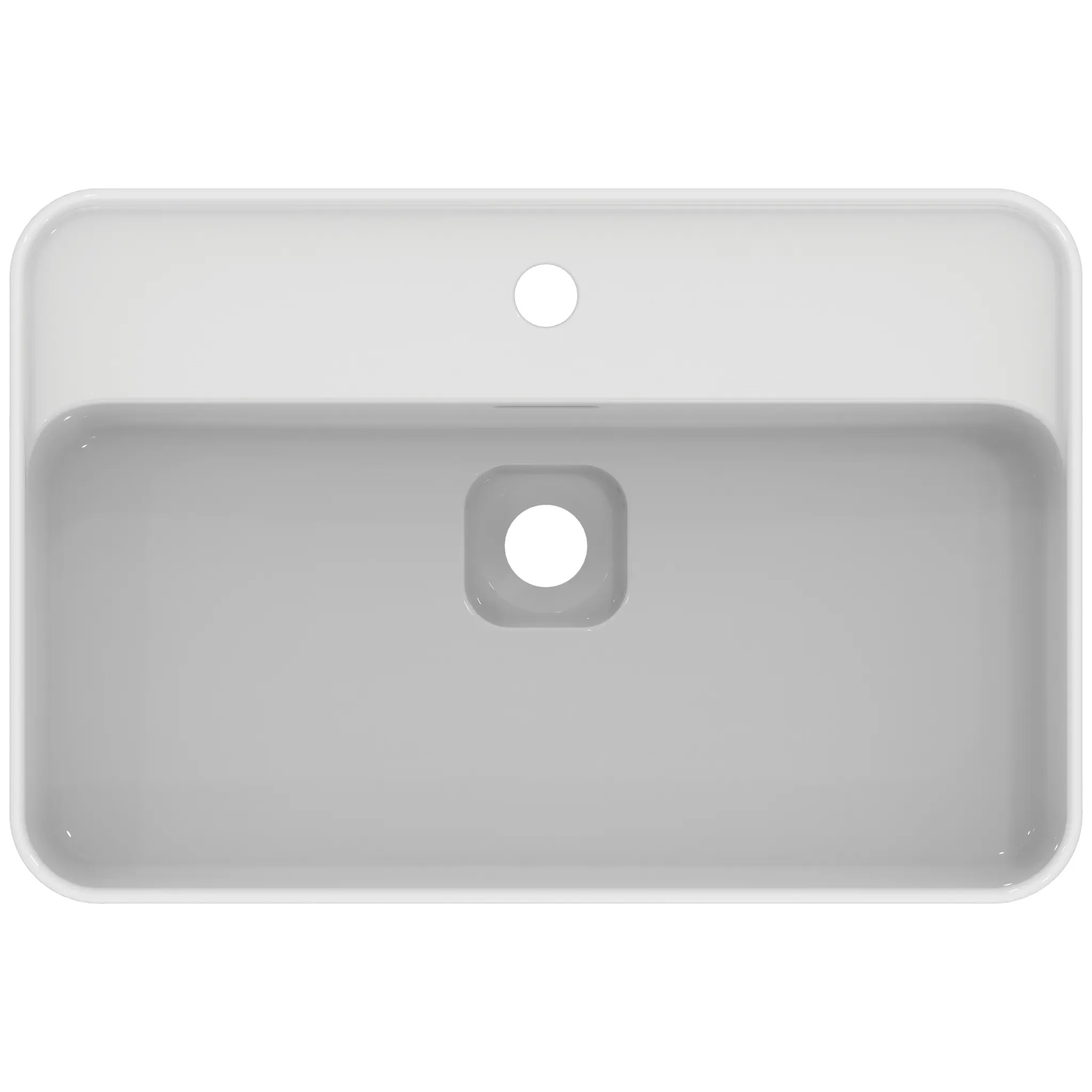 Waschbecken „StradaII“ 60 × 40 × 17,5 cm, Hahnlochposition mittig Waschbecken „StradaII“ 60 × 40 × 17,5 cm, Hahnlochposition mittig