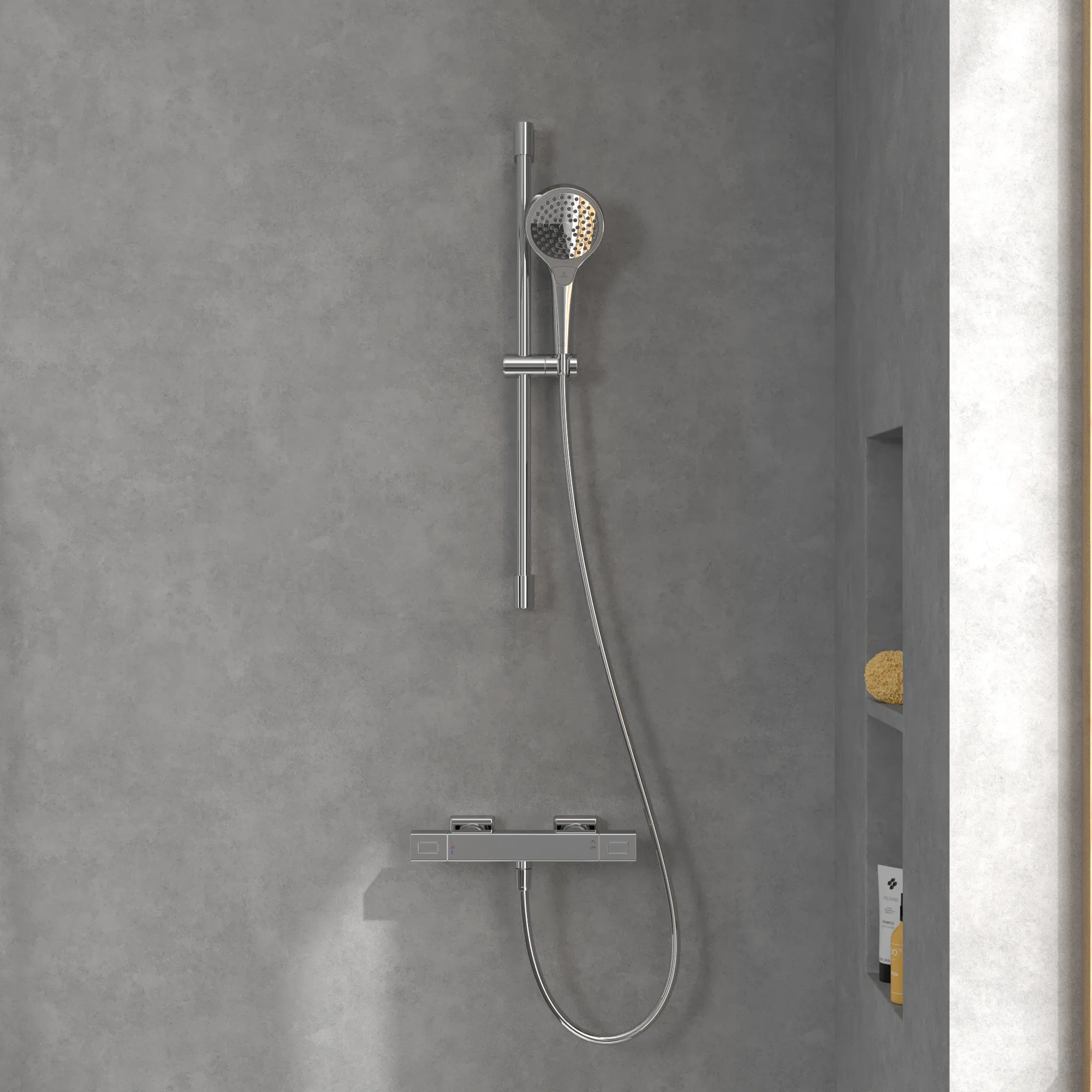 Einhand-Duscharmatur TVS00001800061 10,4 cm in Chrom Einhand-Duscharmatur TVS00001800061 10,4 cm in Chrom