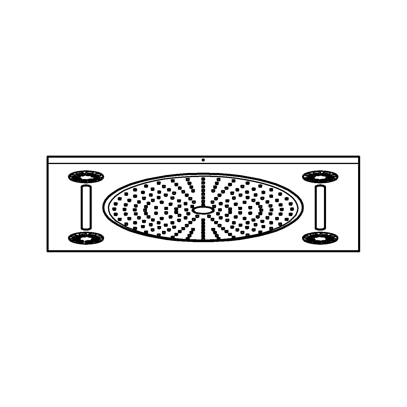 Deckenbrause Rainshower Aqua 15" 26888, 3 Strahlarten, chrom