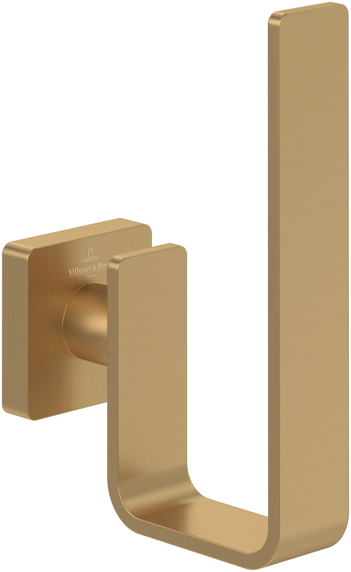 Villeroy & Boch Reserve-Toilettenpapierhalter Elements - Striking Brushed Gold 140x93x45 mm Wandmontage Villeroy & Boch Reserve-Toilettenpapierhalter Elements - Striking Brushed Gold 140x93x45 mm Wandmontage