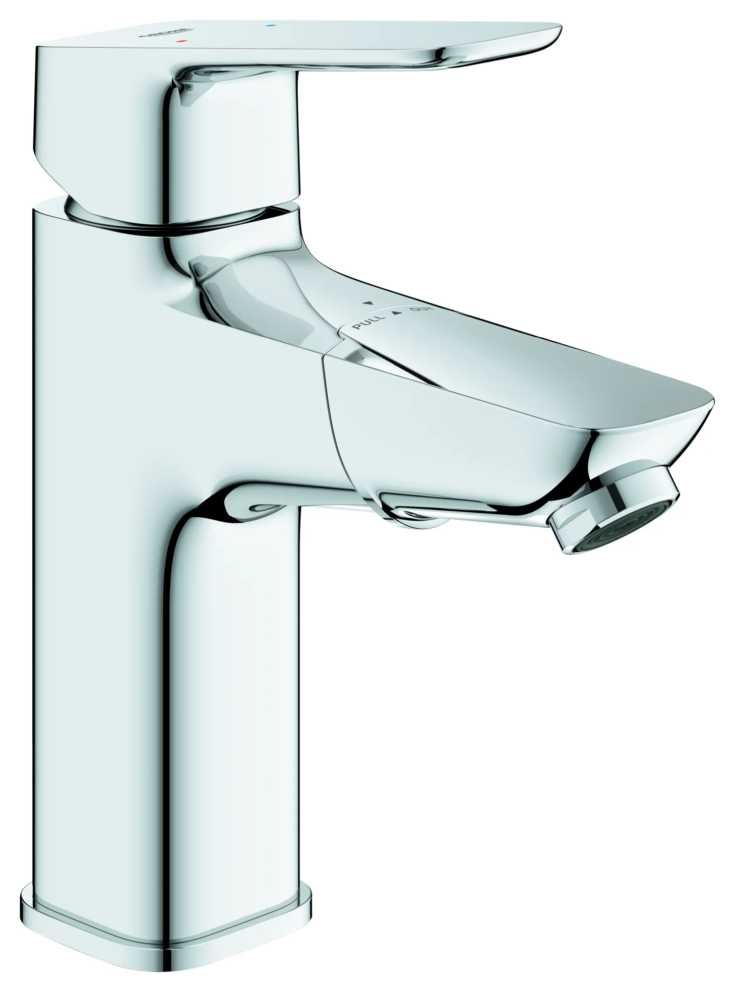 Waschtischarmatur „Cubeo“ Ausladung 123 mm in chrom