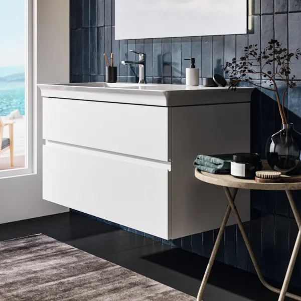 Ideal Standard Waschtischunterschrank „Finesse“ 100 × 55 × 50,5 cm Weiß matt lackiert