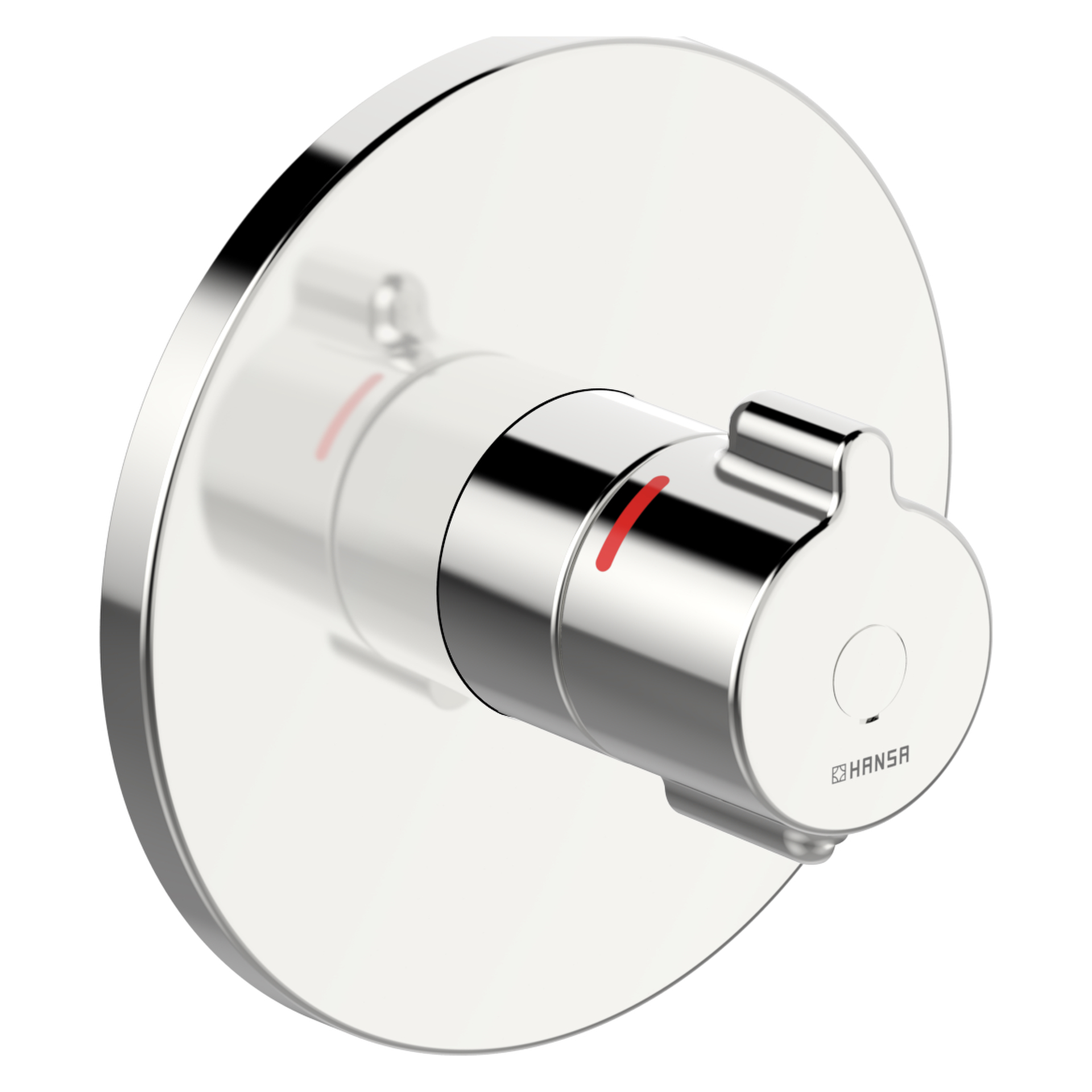 Fertigmontageset für Brausebatterie CLINICA 8860 Rosette rund Chrom