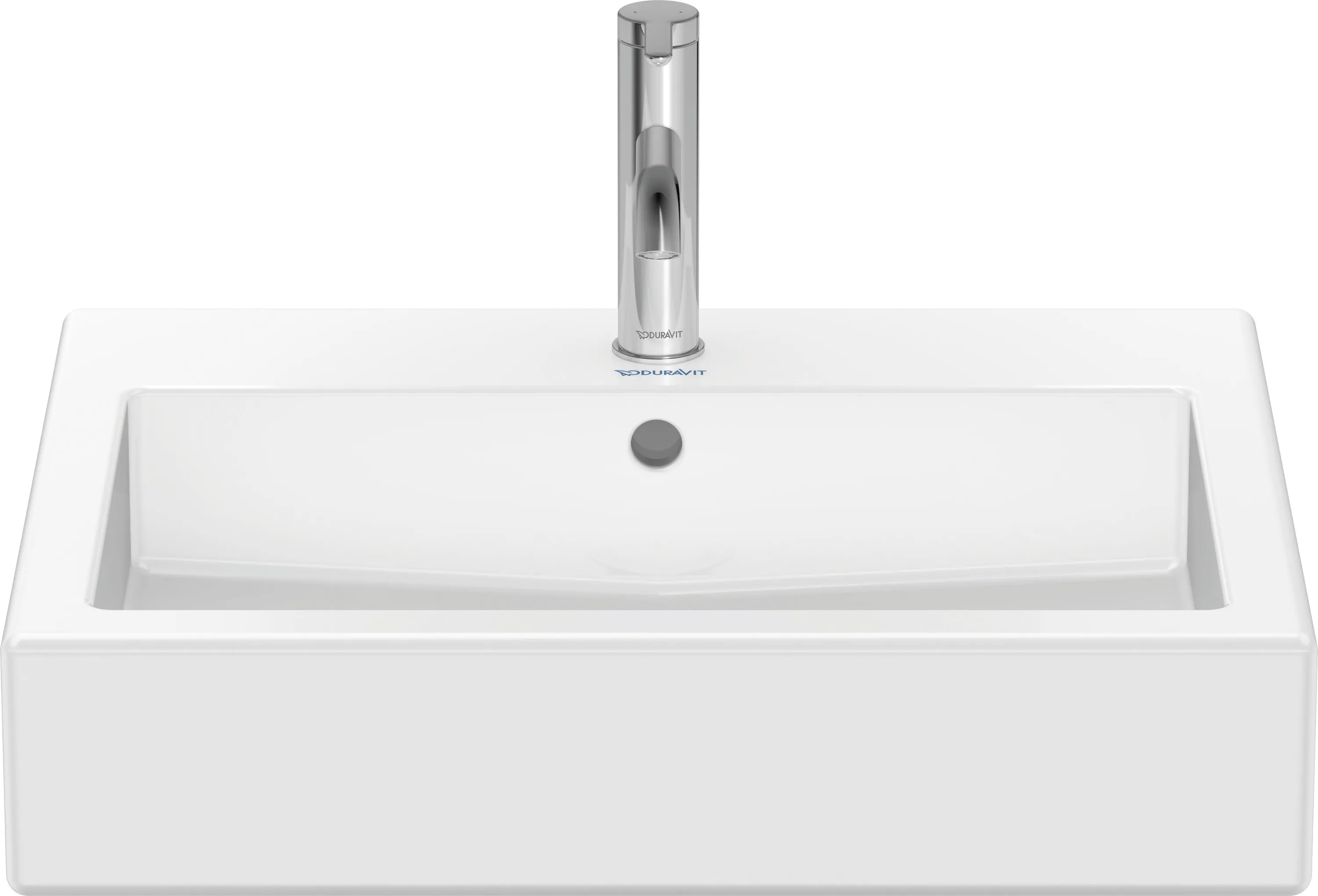 Wandwaschtisch „Vero“, mit Überlauf, Hahnlochposition mittig Wandwaschtisch „Vero“, mit Überlauf, Hahnlochposition mittig